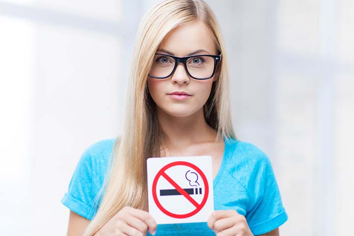 Abstain from smoking after the IUI procedure