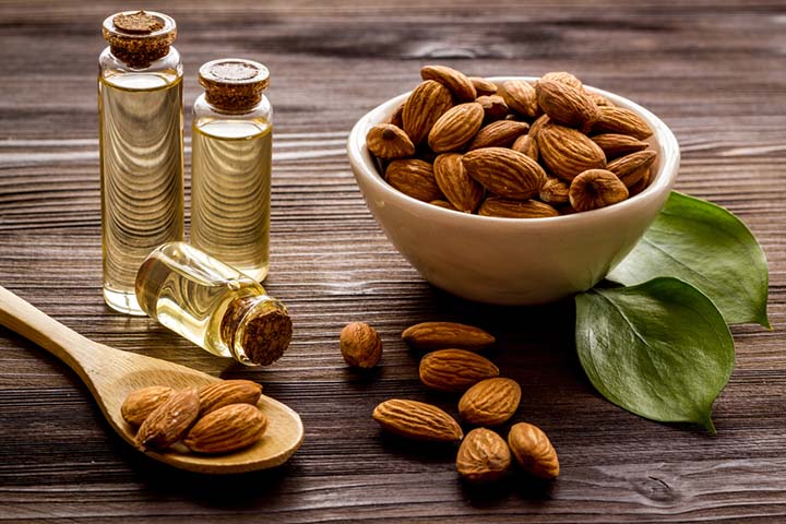  Almond oil has a light texture and nutty aroma.