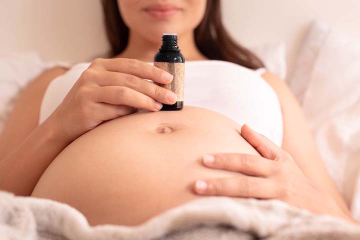 杏仁油提高弹性，防止妊娠纹。