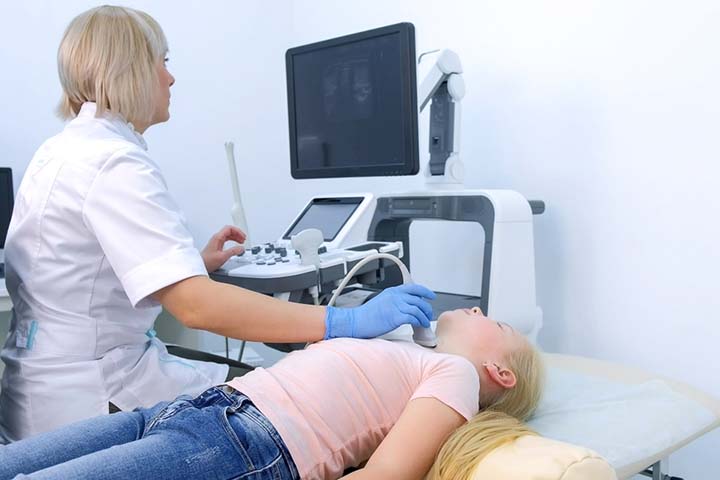 An ultrasound may help diagnose hypothyroidism in children.