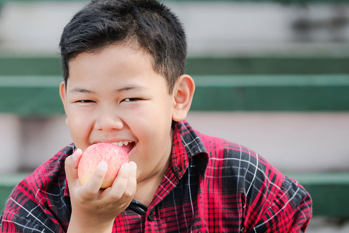Apple for kids help in weight management