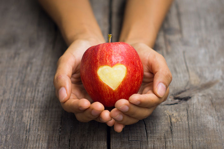 Apple for kids promotes heart health