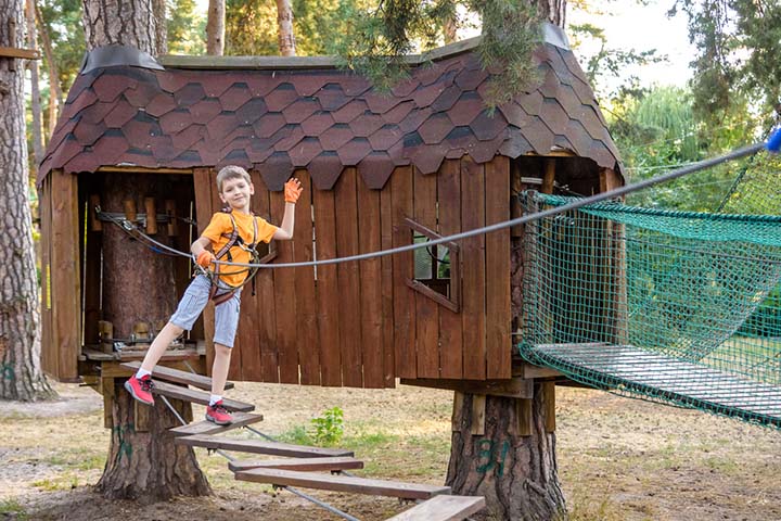 As a child, I used to have a treehouse