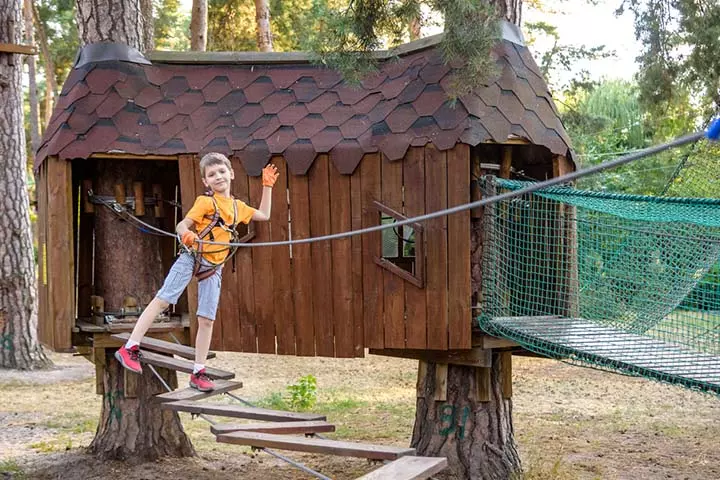 As a child, I used to have a treehouse