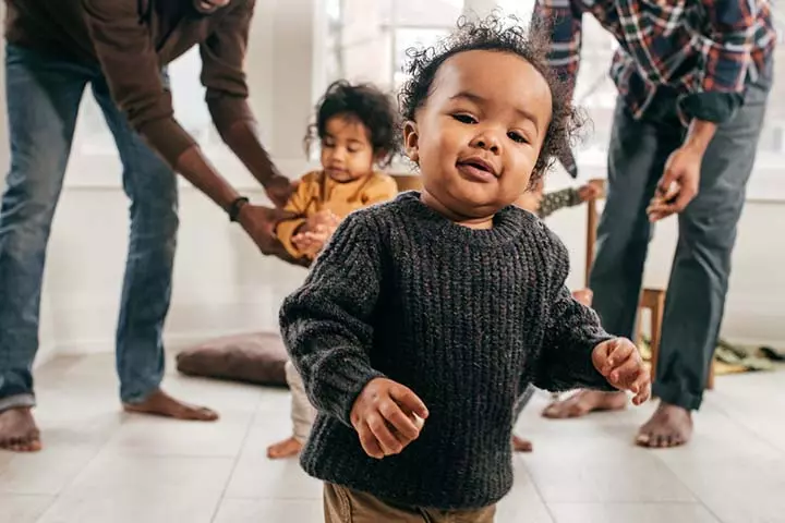 Ask all the toddlers to dance standing in one place.