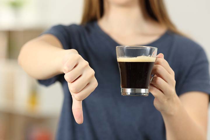 Avoid excess caffeine during pregnancy