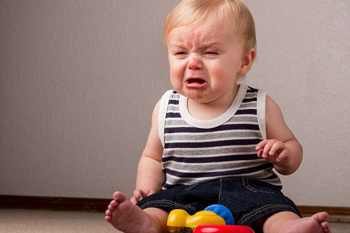 Babies may pull their own hair due to frustration