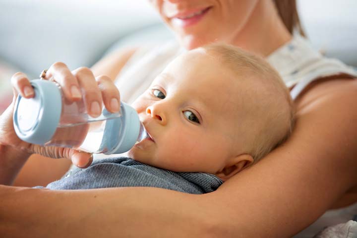 Babies older than six months can be provided frequent sips of water. 