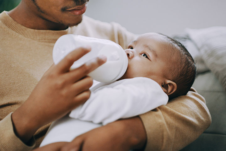Babies who are mostly bottle-fed may prefer it to breastfeeding