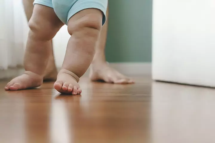 Babies with excess weight may have delays in crawling and walking.