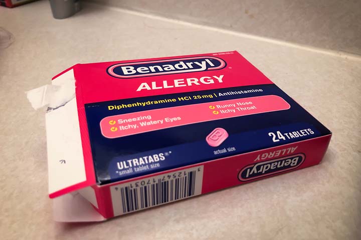 Benadryl is an OTC medicine used to treat cough to skin allergies