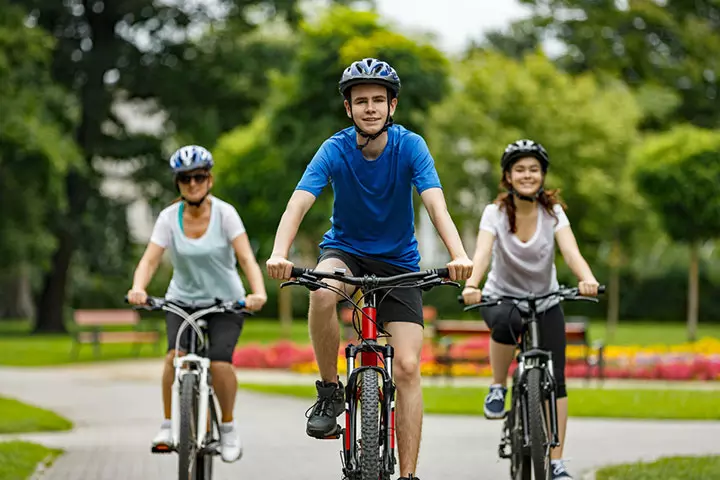 Biking lets them explore