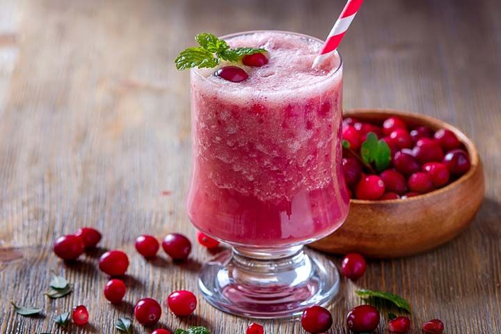 Blend the tart berry into a healthy smoothie for your kid.