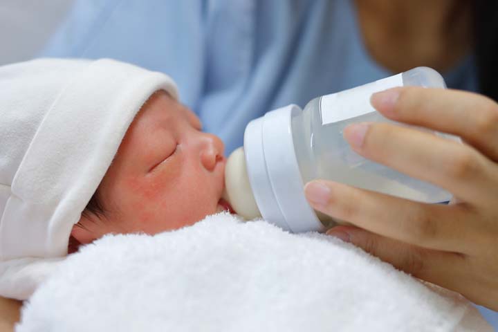 Bottle-feeding may increase the risk for pyloric stenosis.