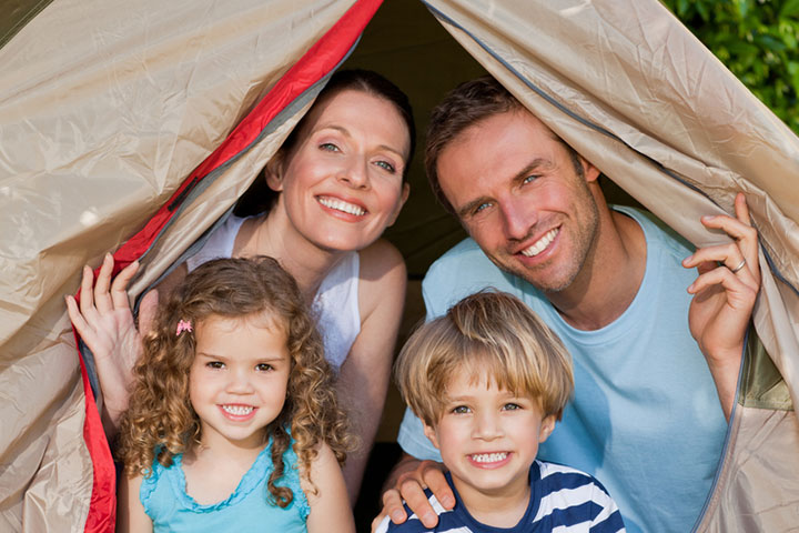 Camping is another fun activity for families