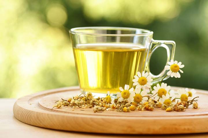 Chamomile tea may induce uterine contractions