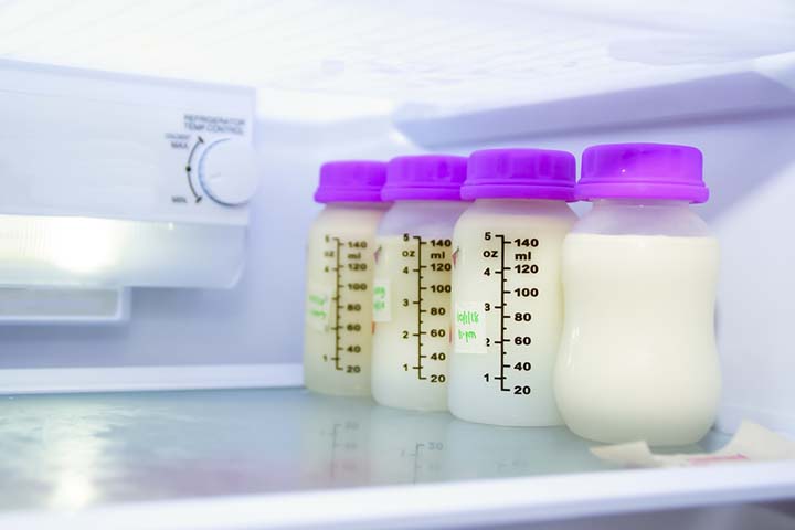 Check the refrigerated formula milk for any bacterial build up