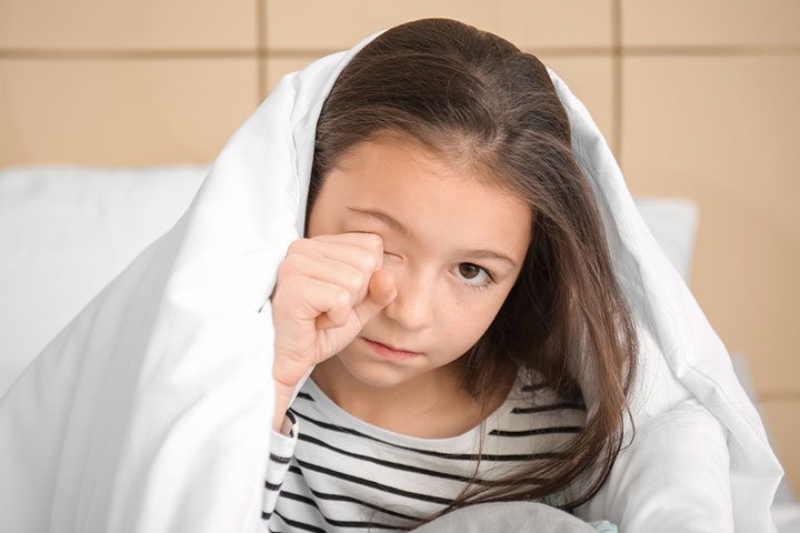 Children may have dark circles if they are not sleeping well