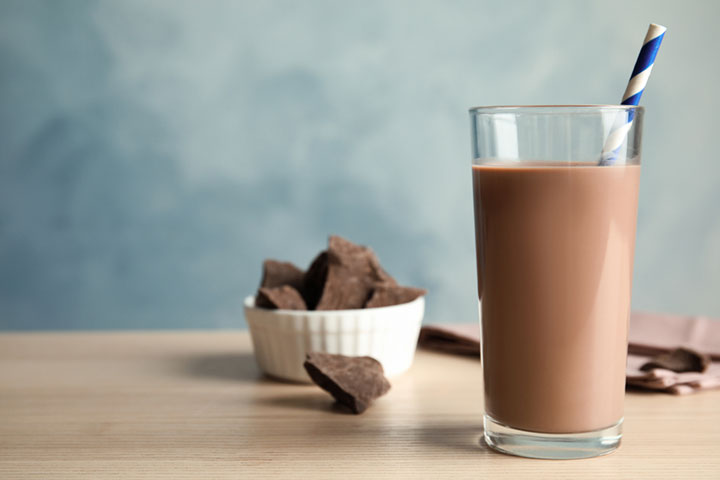 Chocolate milk offers an ideal dose of calcium and vitamin D