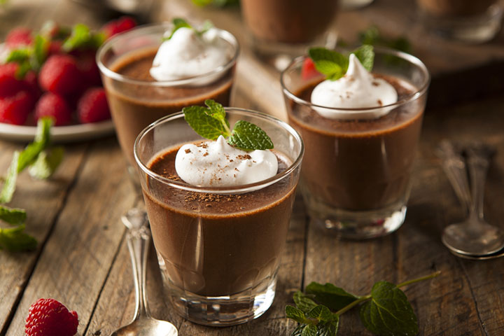 Chocolate mousse is not recommended for pregnant women