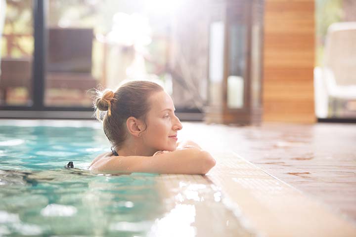 Choose indoor pools to avoid sun radiation and overheating