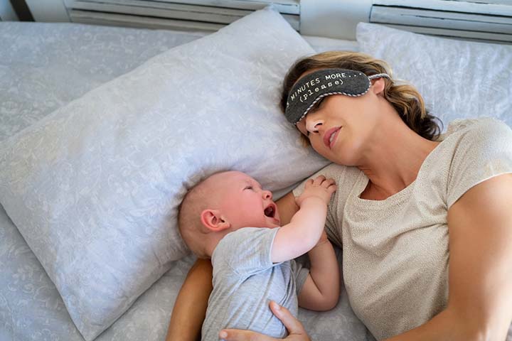 Co-Sleeping with babby can cause disturbed sleep