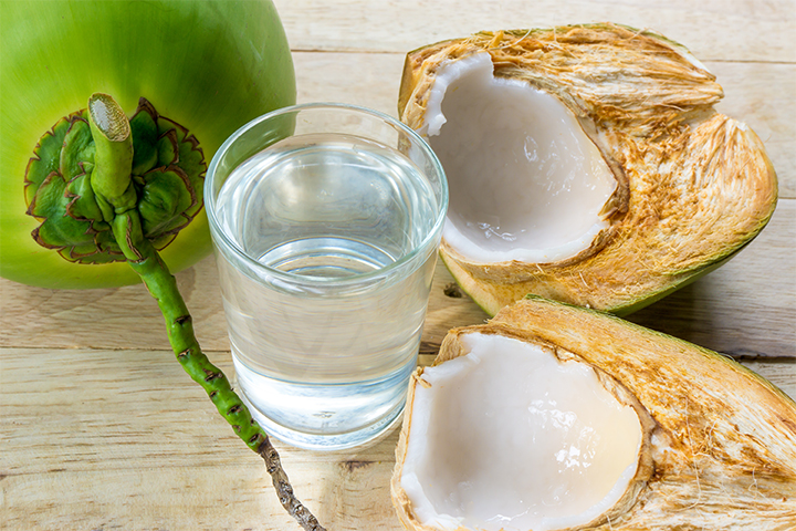 Coconut water has several benefits for expecting moms