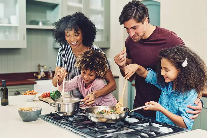 Cooking is a great stress buster and an excellent way to bond with your kid. 