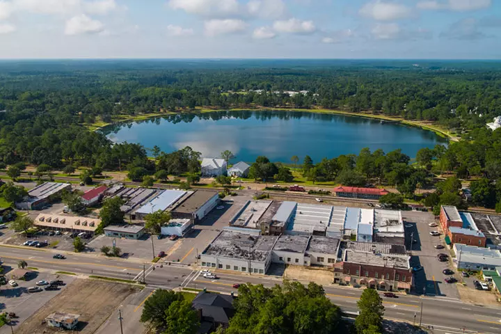 DeFuniak Springs is home to the round lakes in the world