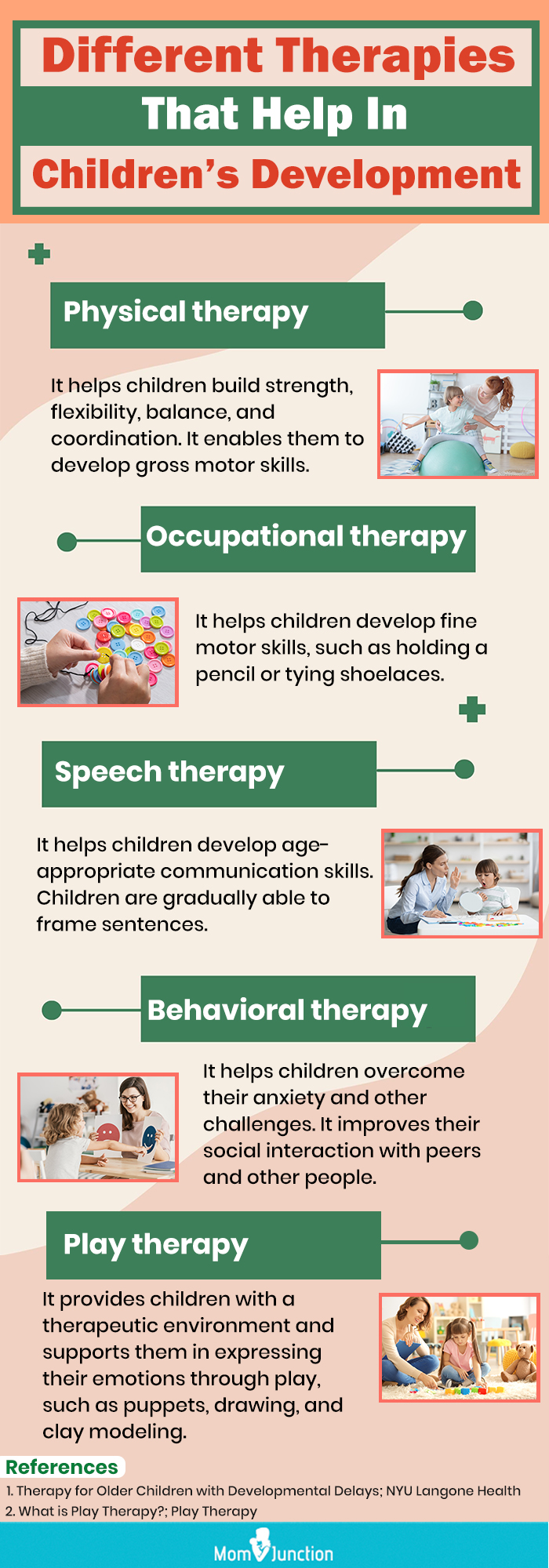 different therapies that help in children’s development (infographic)