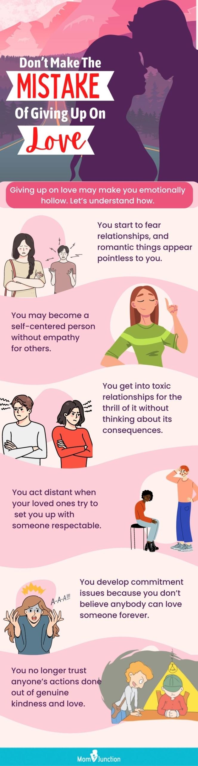 don’t make the mistake of giving up on love (infographic)