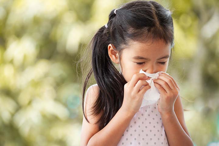 Dry weather can cause dry cough in kids