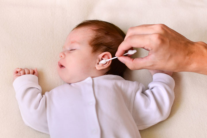 Earwax in baby's ears could affect hearing