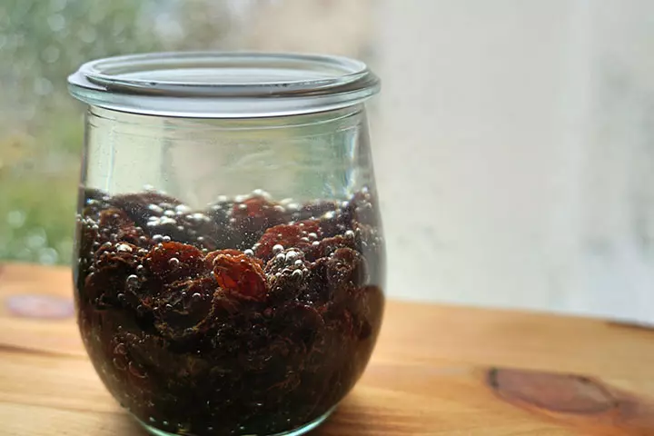 Eating soaked black raisins during pregnancy
