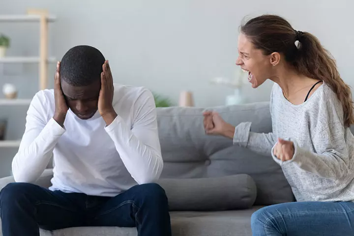 Emotionally immature partner having outbursts