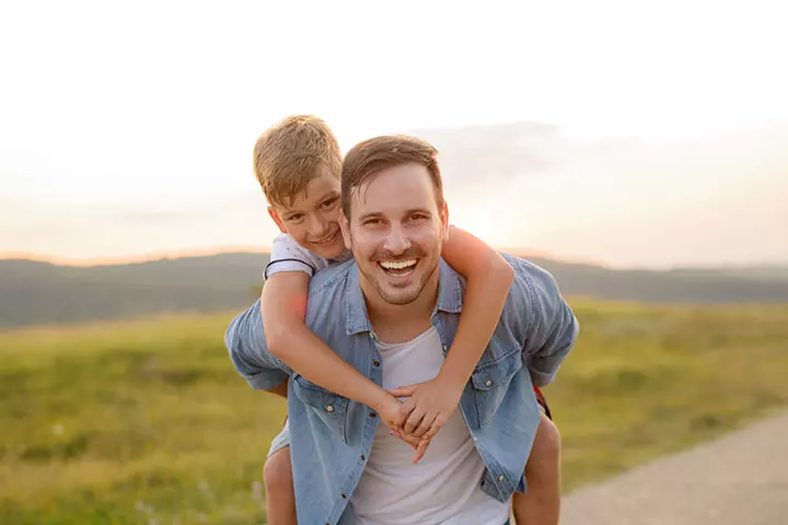 Father shows the meaning of endurance