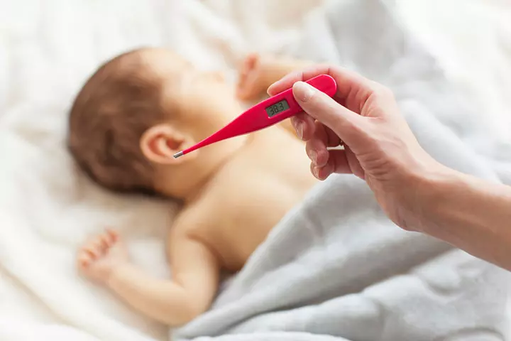 Fever is common in petechiae in babies