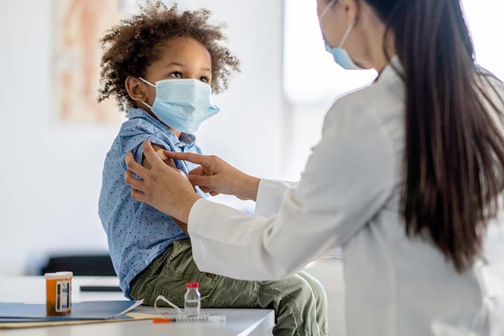 Flu immunization can help to prevent dry cough in kids