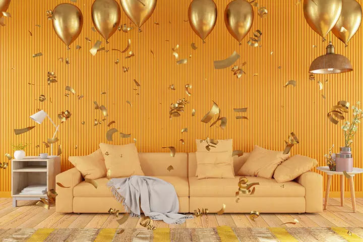 Golden birthday party theme