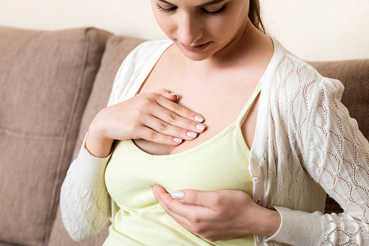 Hand expression of milk helps get relief from breast engorgement