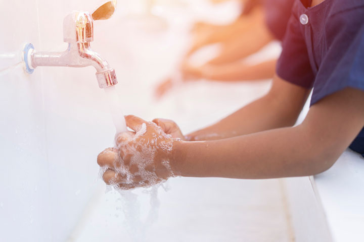 Hand hygiene can help prevent tapeworm infestation in chidlren