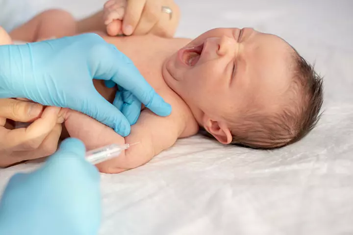 Hib vaccine for meningitis in baby
