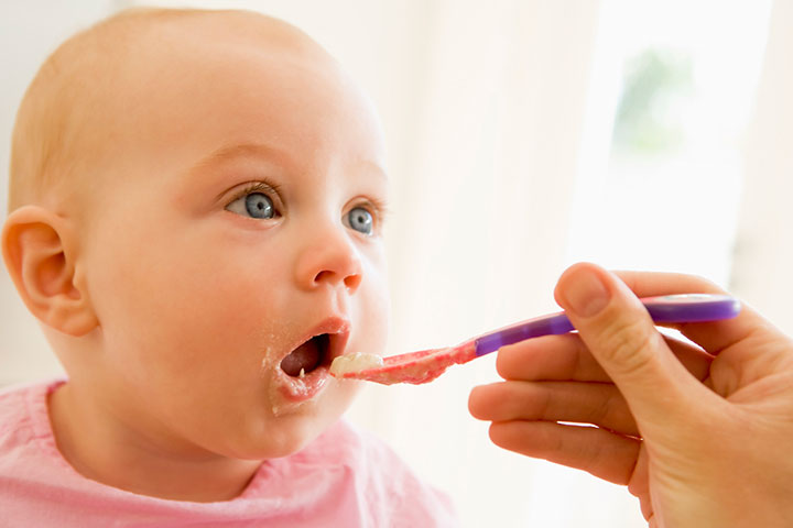 If a baby opens mouth for food, it shows fading extrusion reflex.