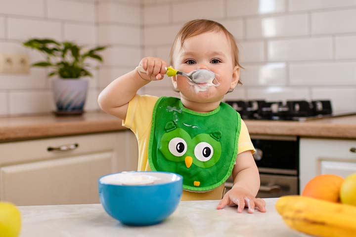 Include dairy products, like yogurt, for 18-months baby