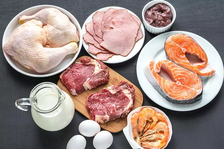 Include lean proteins in diet plans for overweight pregnant woman