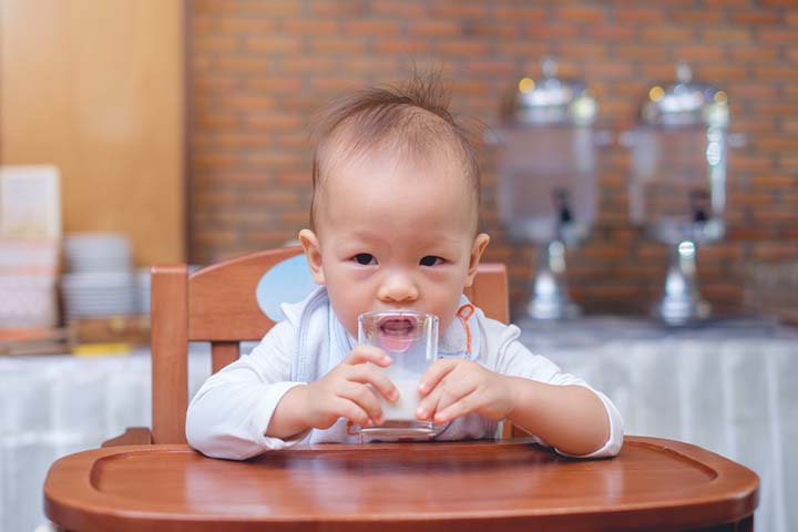 Introduce whole cow milk after the baby is one year old