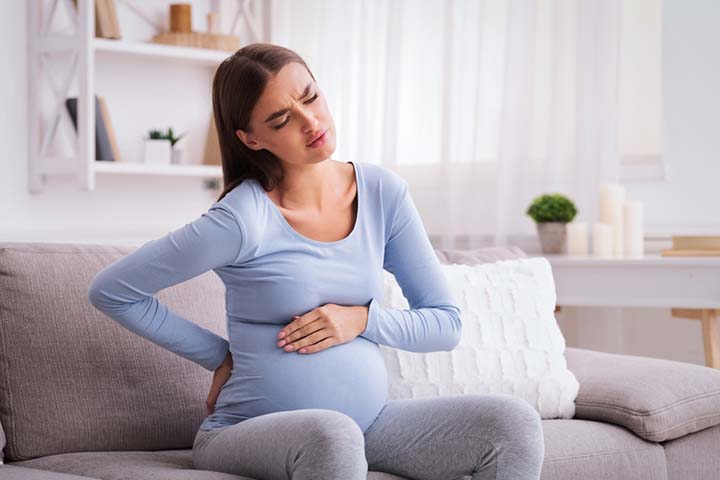 Lower back ache can be a symptom of placental abruption