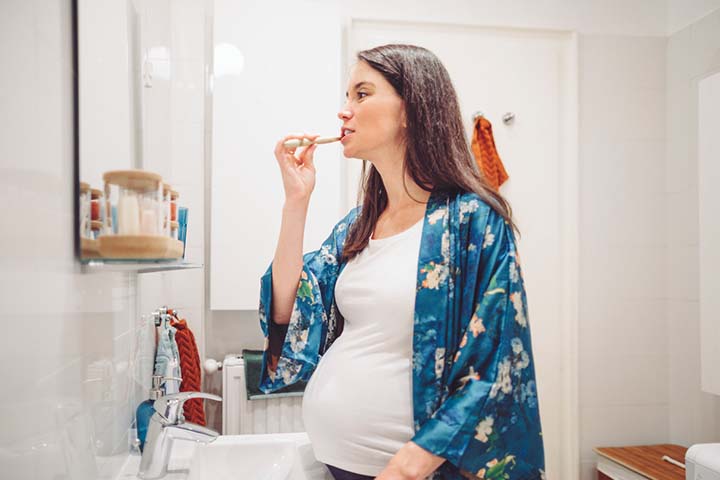 Maintain oral hygiene for a healthy pregnancy.