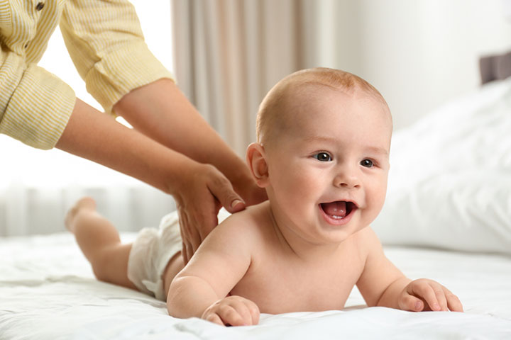 Massaging around the injection area can make your baby feel better