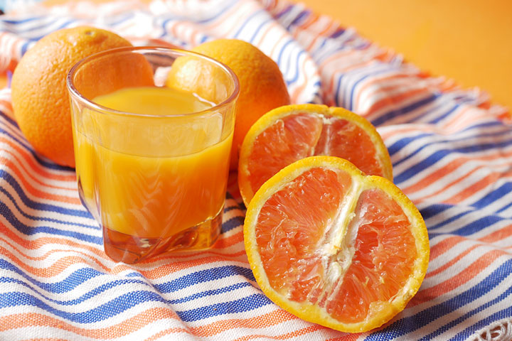 One glass of calcium-fortified orange juice may help meet daily vitamin C requirements.